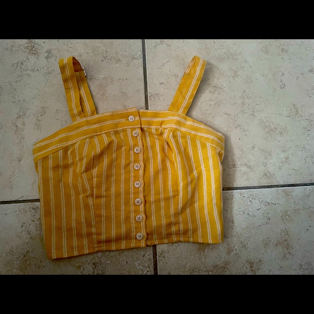 Yellow summer top